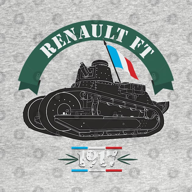 The first Renault FT turret tank by FAawRay